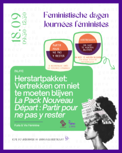 Herstartpakket / La Pack Nouveau Départ (Furia & Vie Féminine) [NL/FR] - Amazone asbl